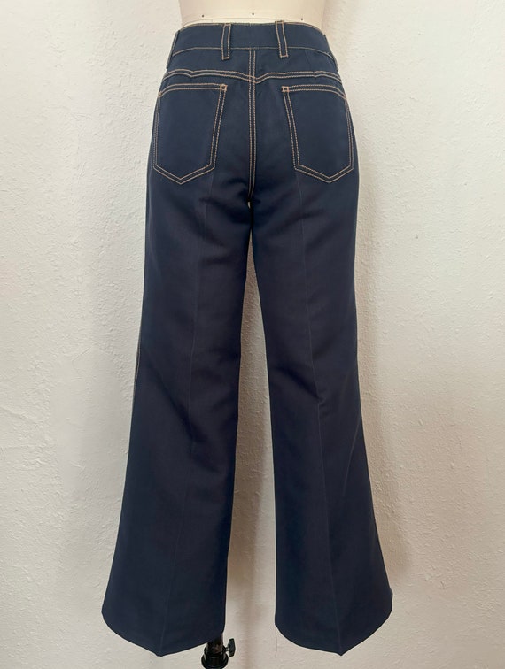 1990s High Waisted Straight Leg Blue Jeans, by Es… - image 4