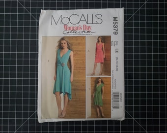 McCall Pattern M8034-A5 Sewing Pattern For Women's Dresses | Sizes 6, 8, 10, 12