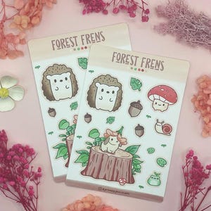 Foglio adesivo Forest Frens / Cancelleria estetica stravagante e sognante