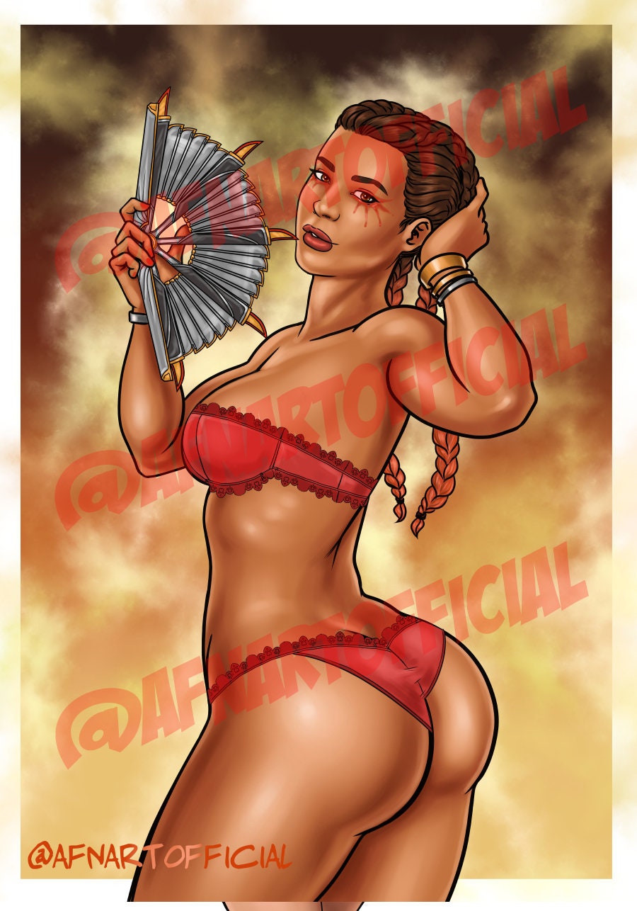 Loba Fan clothes Illustration Print - Etsy