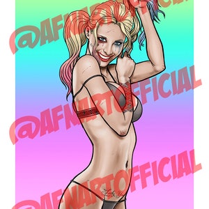 Crazy Harley - Illustration Print