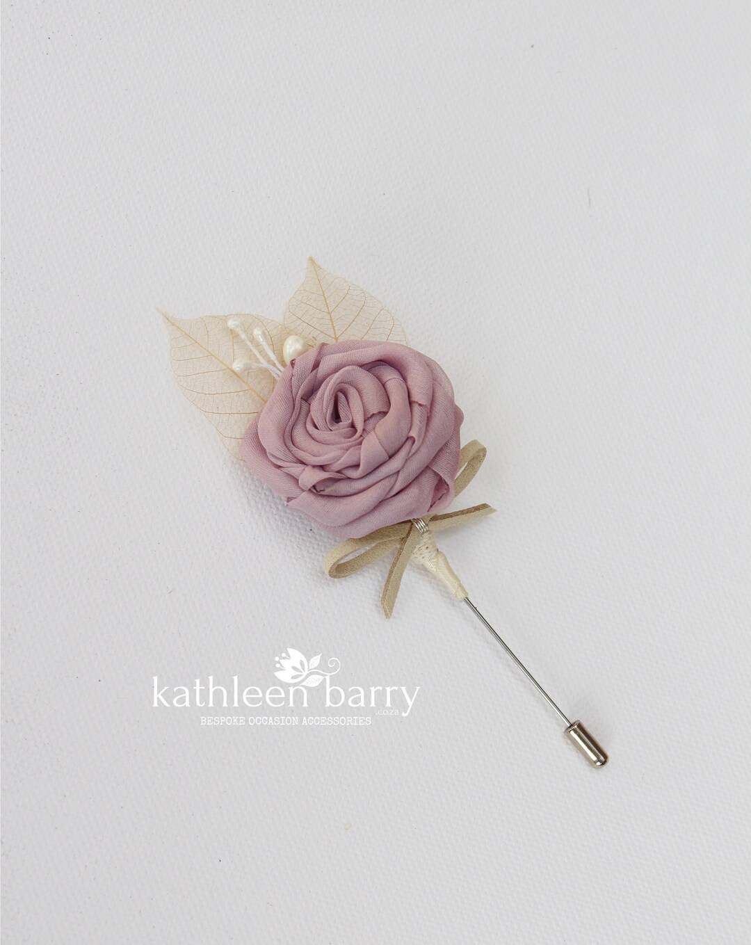 Boutonniere or Corsage Lapel Pin Groom Color Options Available