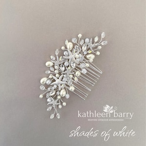 Starfish wedding hair comb - sea star fish beach bridal hair accessories - color options available Beach wedding ideas STYLE: Megan image 5