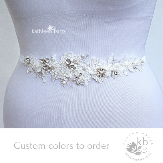 wedding dress belts