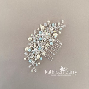 etsy bridal haor accessories star fish Brishow Mermaid Hair Pins for Women Seashell Hair Starfish Beach Pins for Bride Bridesmaid (2Pcs) : Beauty & Personal Care Each shell is hand coral turquoise starfish Hair accessoires