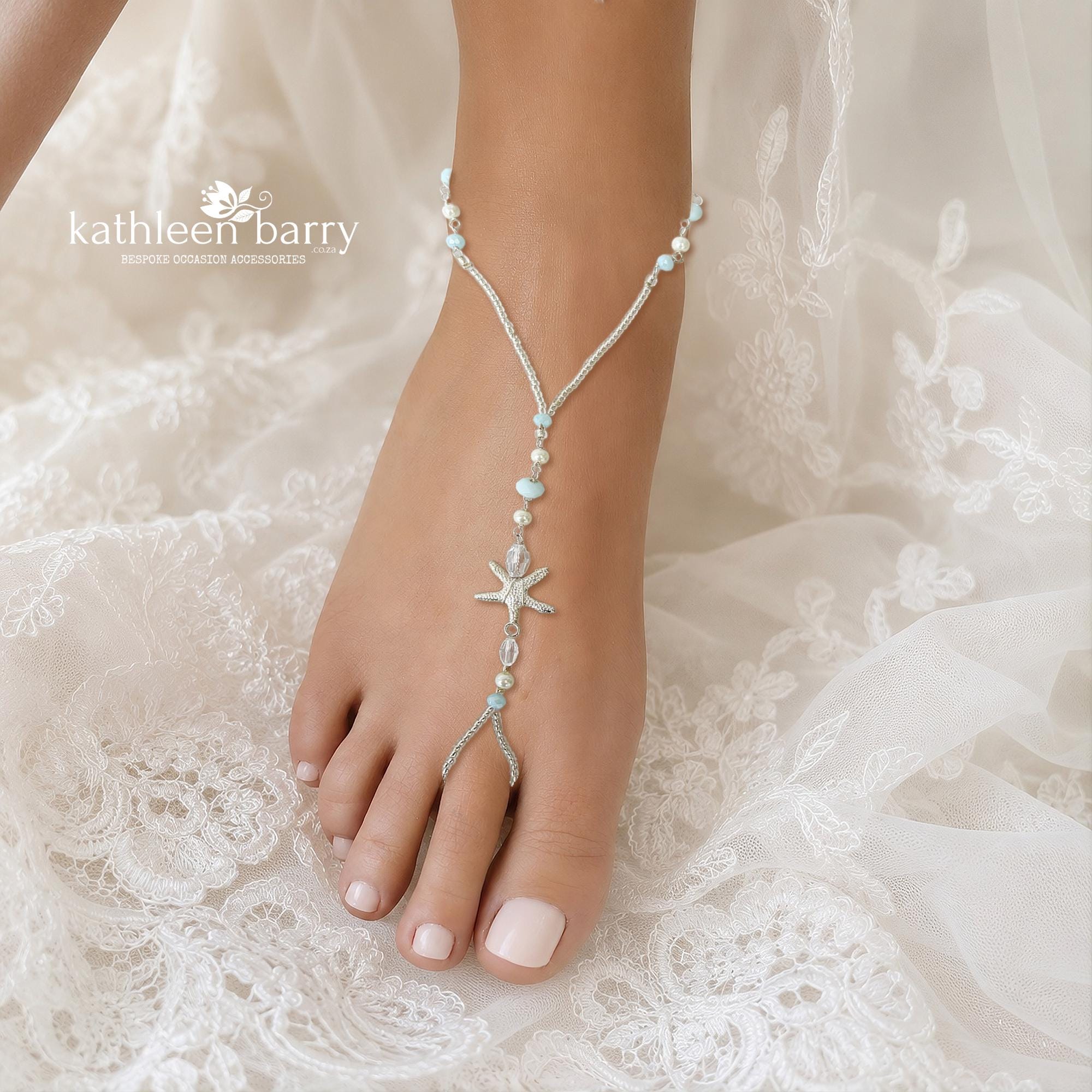 Starfish Barefoot Sandals Foot Jewelry - Cherize Style Starfish Barefoot Sandals Foot Jewelry - Cherize Style