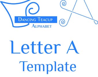 teacup template etsy