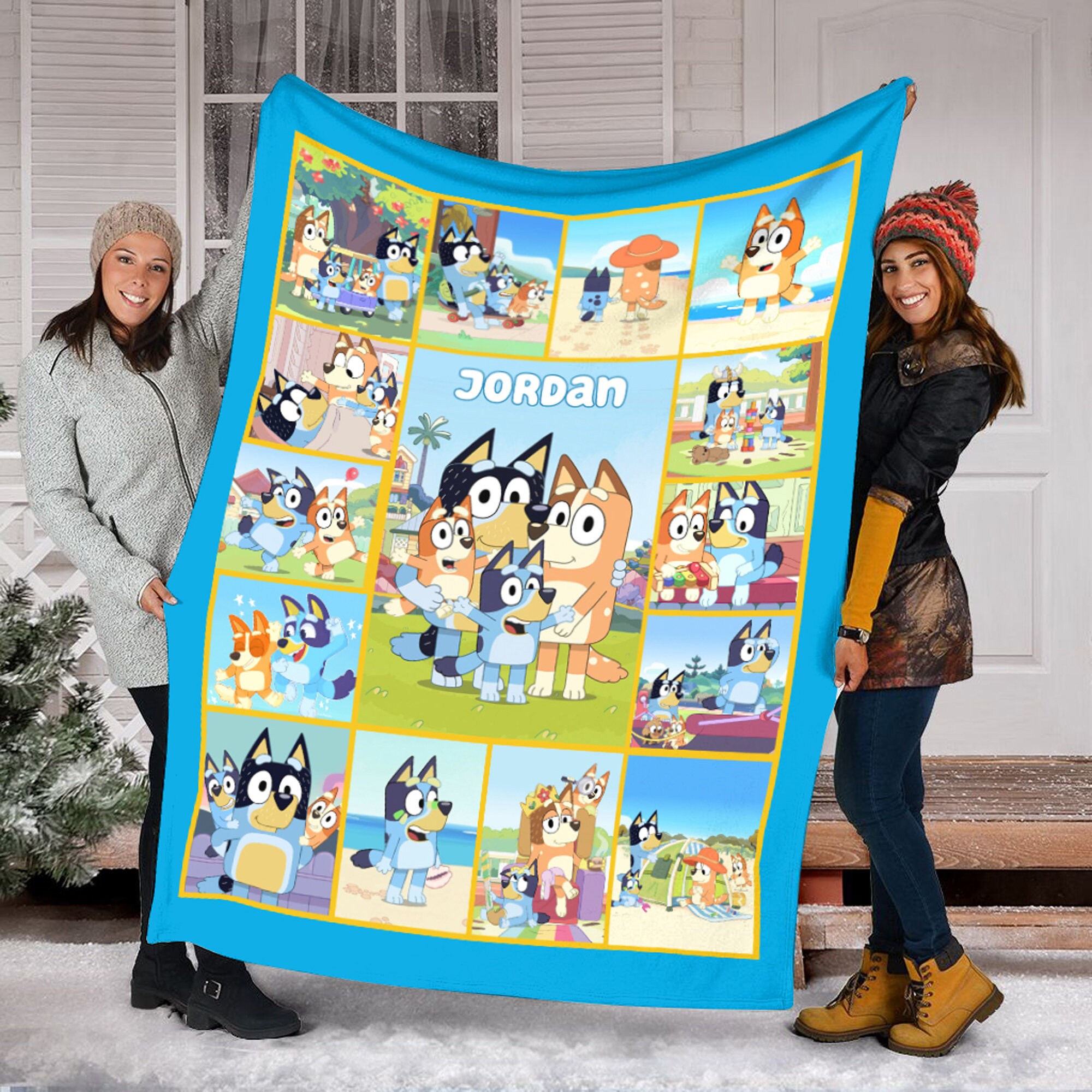 Bluey fleece blanket Etsy Österreich