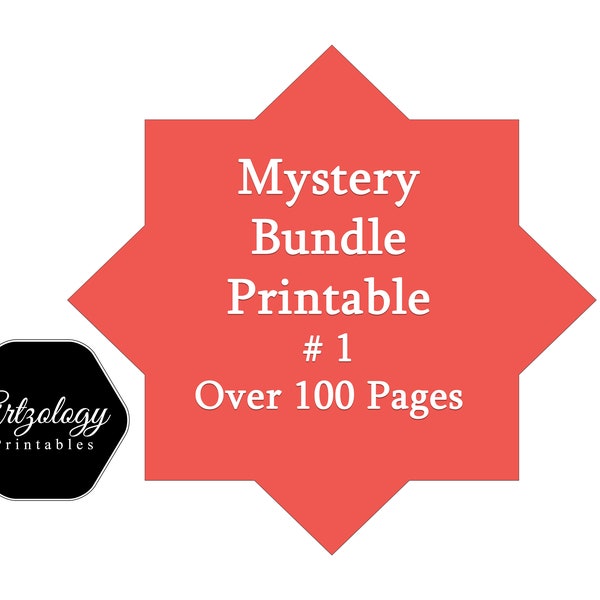 Mystery Bundle #1, Over 100 Sheets for Junk Journals, Collage and Crafts, No. 637