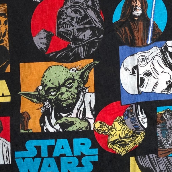 Star Wars Cotton Fabric 18” x 21” Fat Quarter