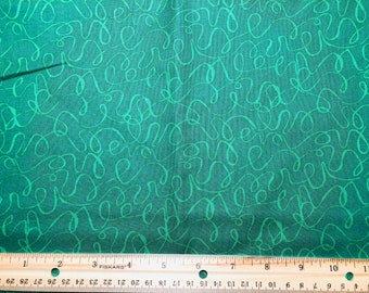 Andover Scribbles Spearmint Cotton Fabric 18x21 far quarter