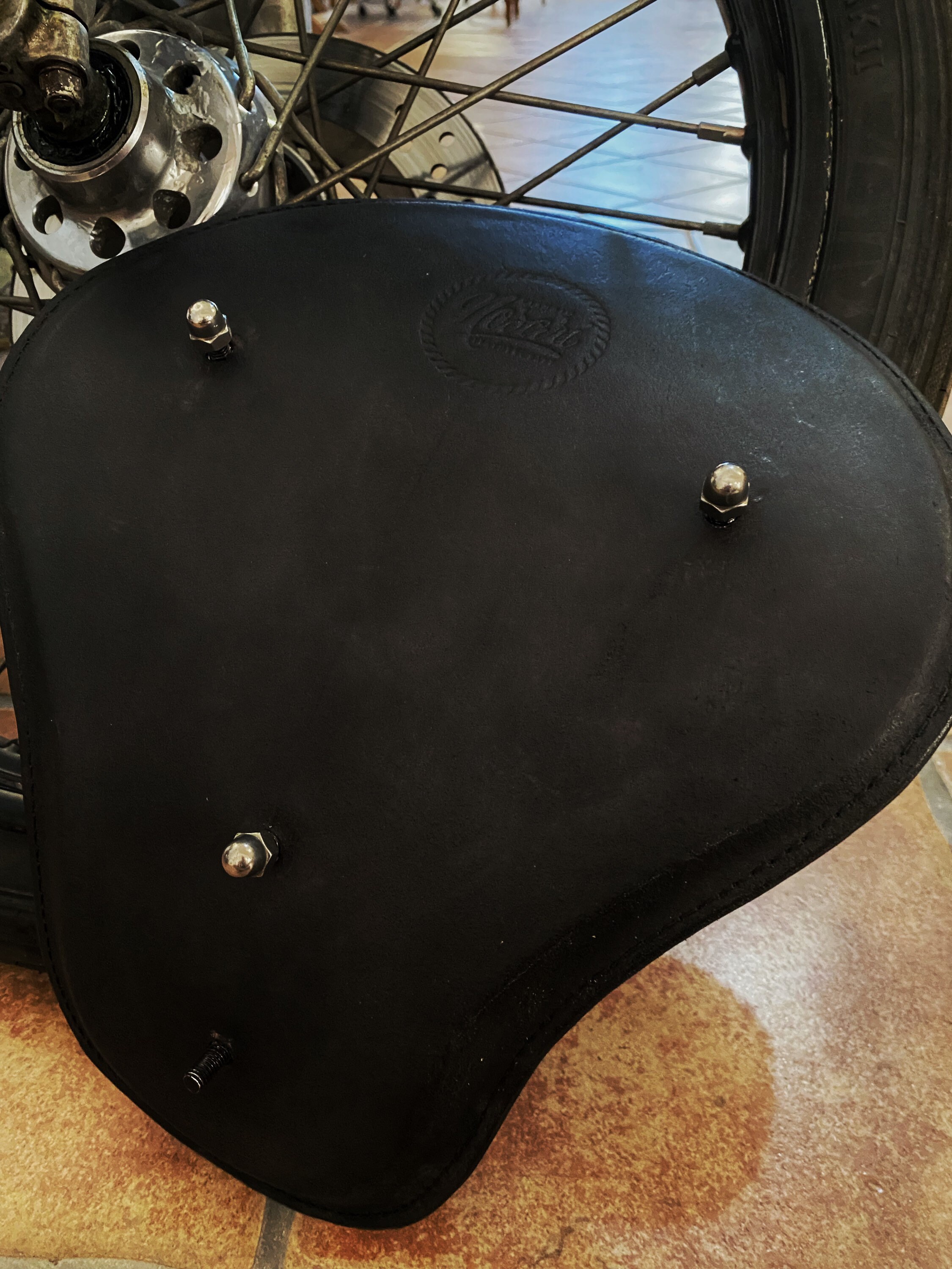 Frankenstein It's Alive Handmade Leather Motorcycle Solo