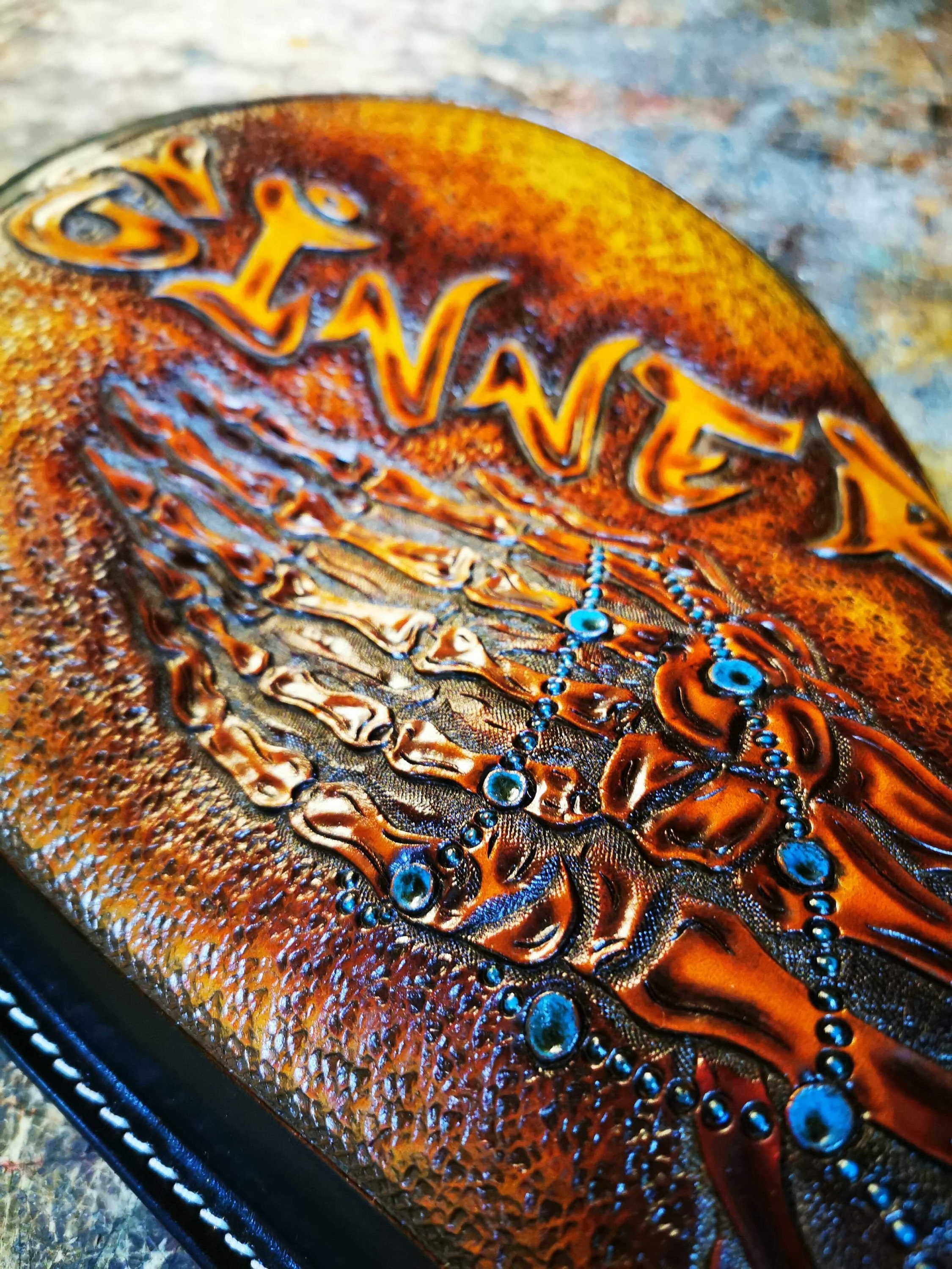 SINNER Leather Motorcycle seat Chopper seat Bobber solo seat Handmade