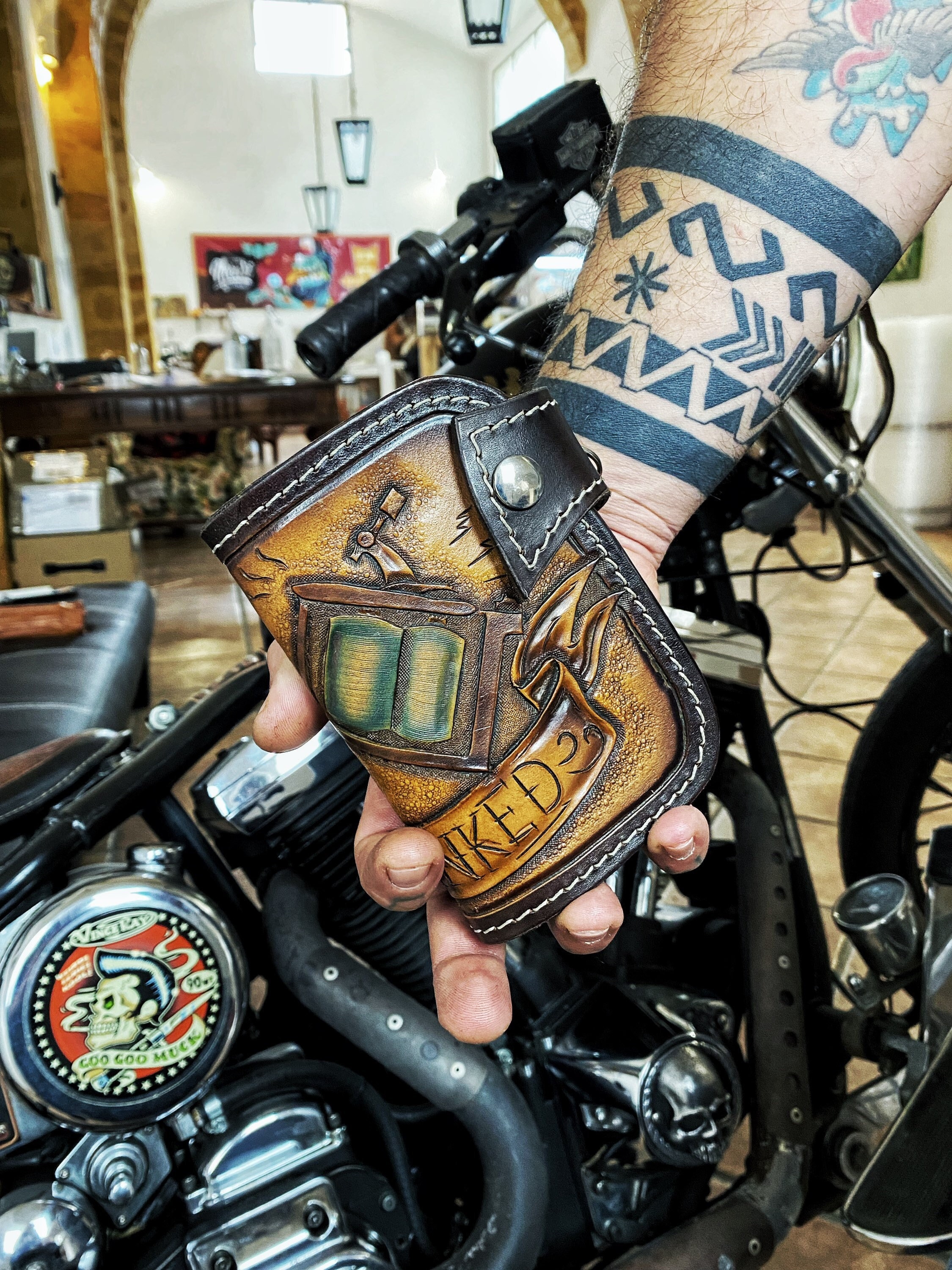 Great American Singer Brandon Flowers Black Motorcycle Leather Jacket