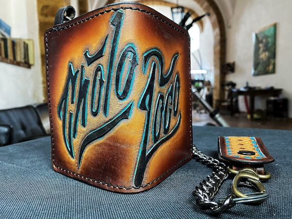 Minimalistic Cholo Loco Inspired Handmade Leather Wallet With