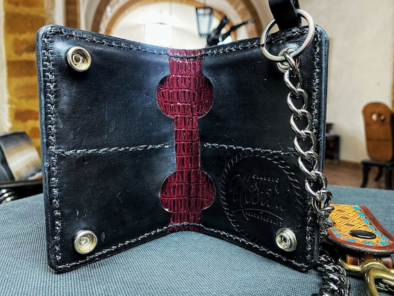 Minimalistic Cholo Loco Inspired Handmade Leather Wallet With