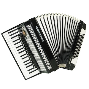 Royal Standard Silvana Accordion made in Germany, 96 Bass Concert Piano Akkordeon for Adults, New Straps and Soft Bag for Gift