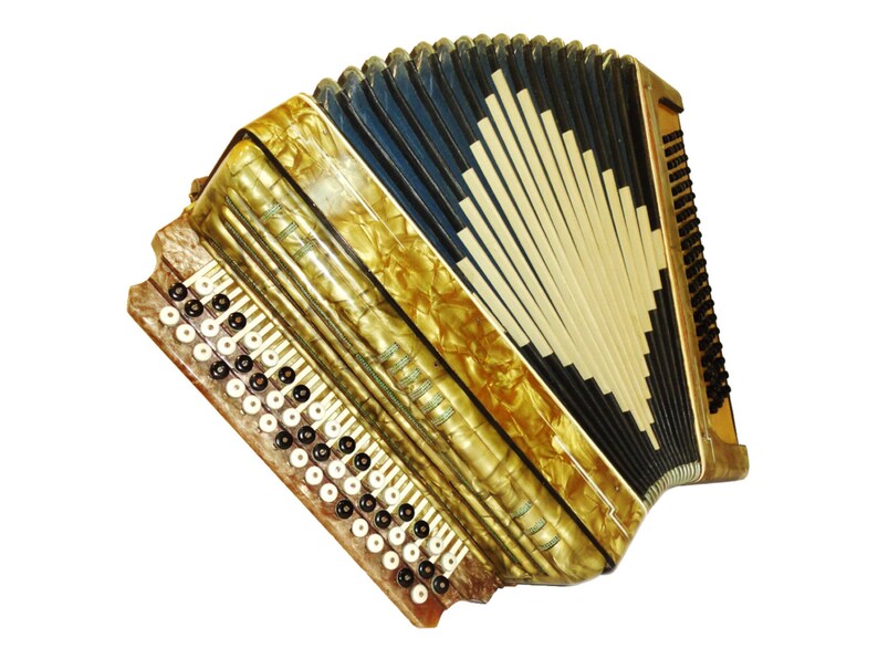 German Button Accordion Instrument 100 Bass 552 Etsy