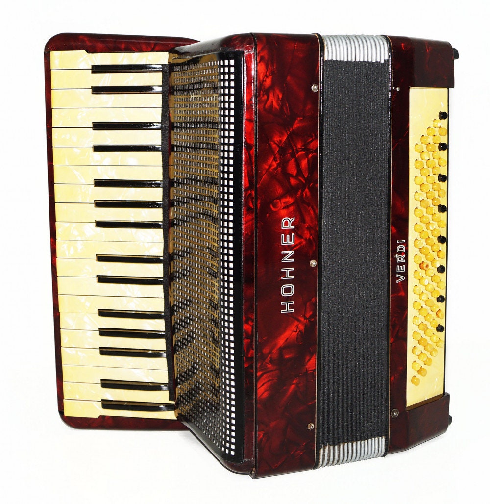 Hohner Verdi Made In Germany Vintage Piano Accordion 80 atelieryuwa