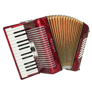 HOHNER Student IVM Lightweight Piano Accordion 32 Bass, German Original Akkordeon Musical Instrument for Beginners Kids, New Straps