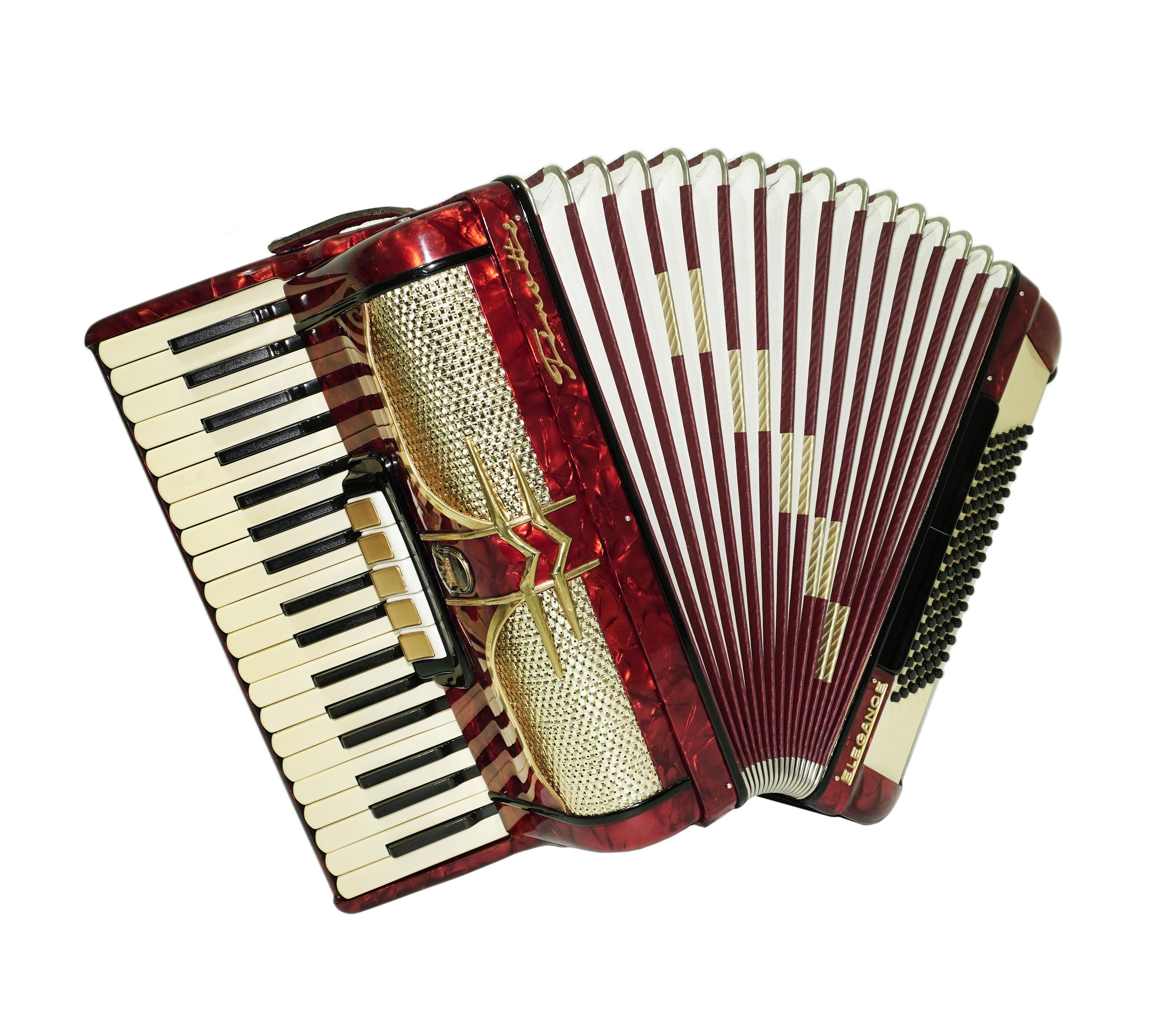 Accordion Firotti Elegance 96 Bass, Made in Germany Piano