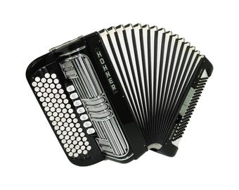 Hohner Club IIIM Diatonic Squeezebox, Original German Button
