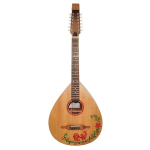 Lute Guitar Handmade, Acoustic Guitar 12 Strings, Folk Kobza Vihuela made in Ukraine, String Musical Instrument, Hand Painted!