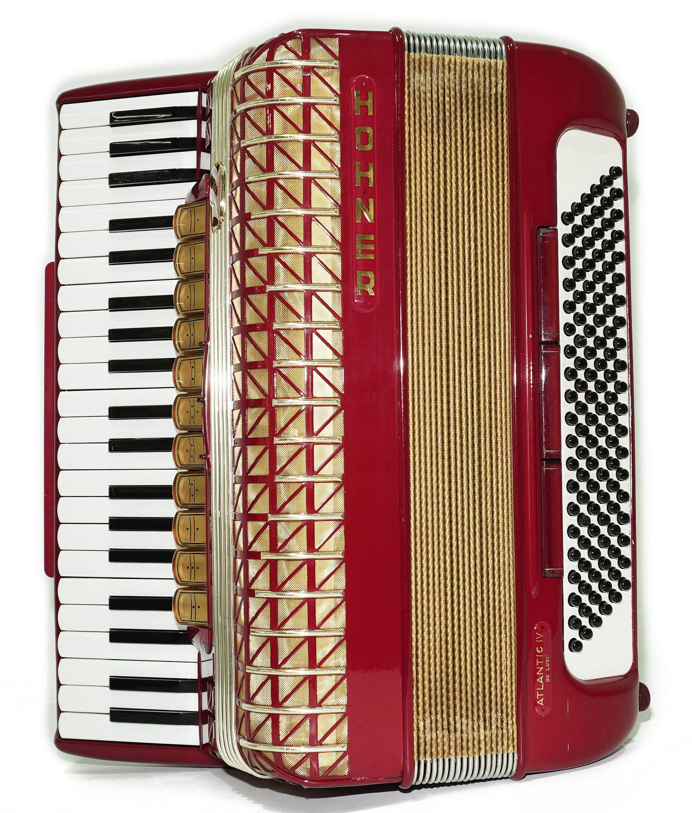 Hohner Atlantic IV De Luxe ピアノアコーディオン 120ベース、ドイツ