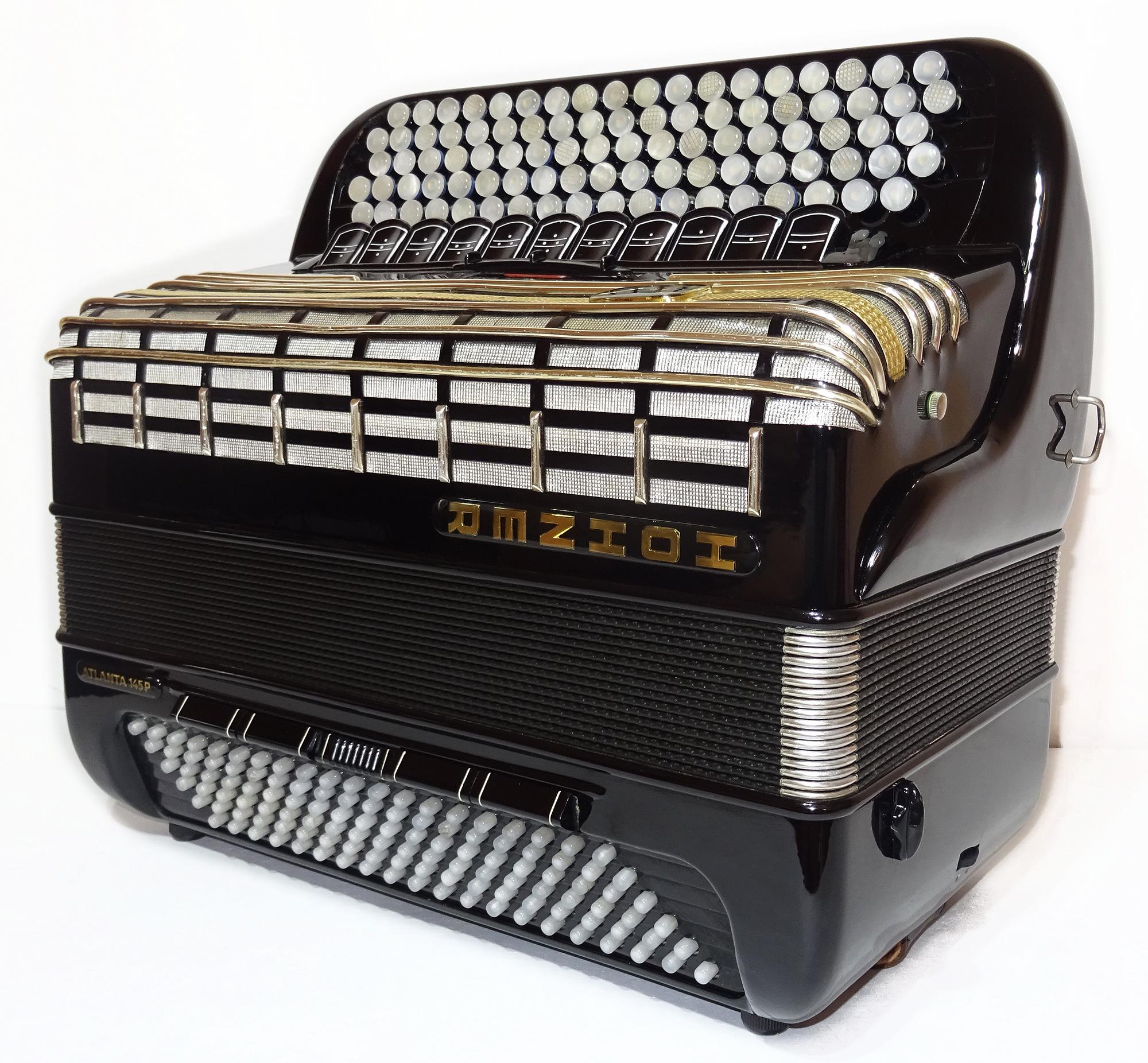 Hohner Atlanta 145P 5 Rows Button Accordion 120 Bass, Made in