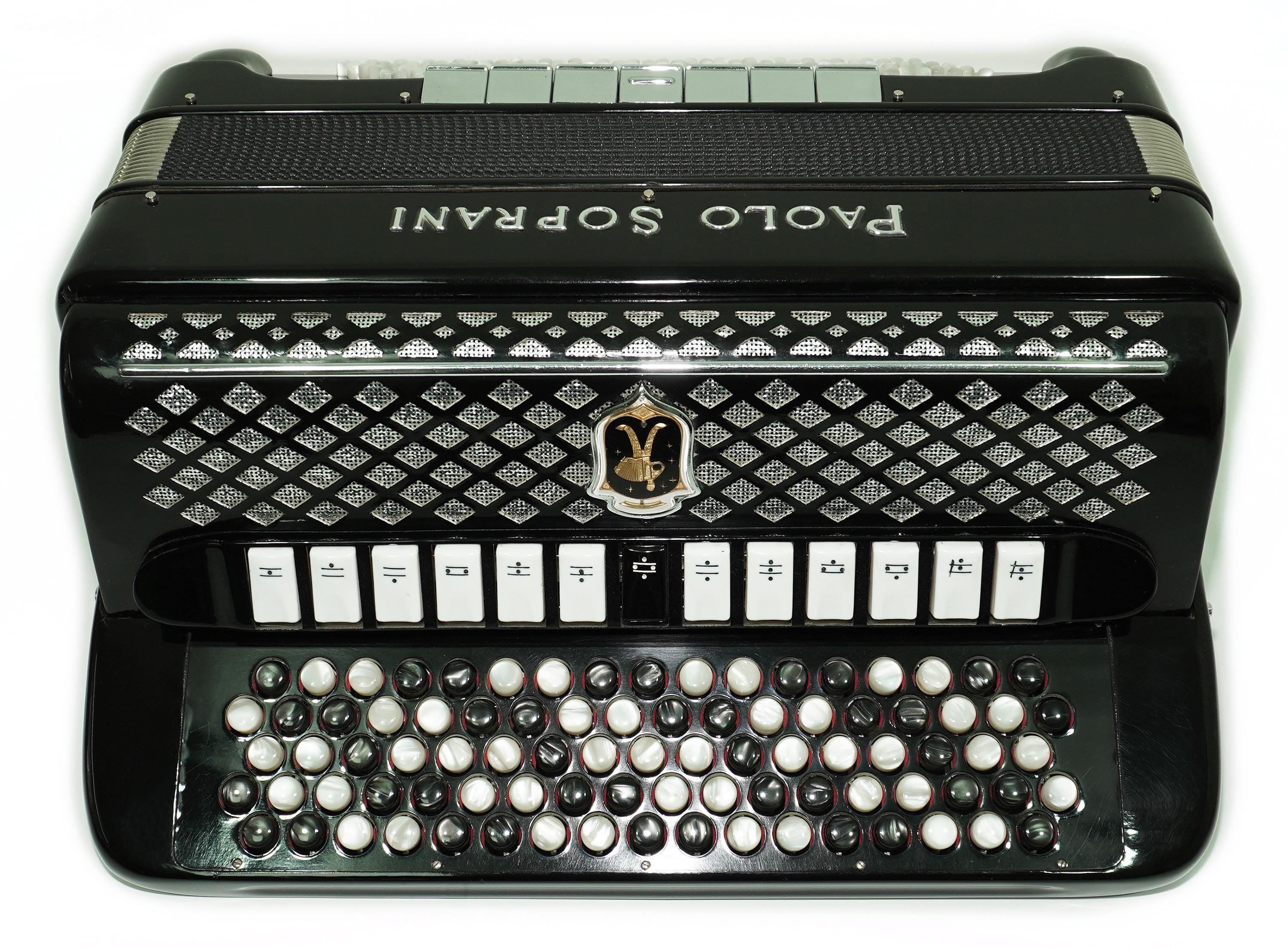 Paolo Soprani 5 Rows Button Accordion 120 Bass Made in Italy, C