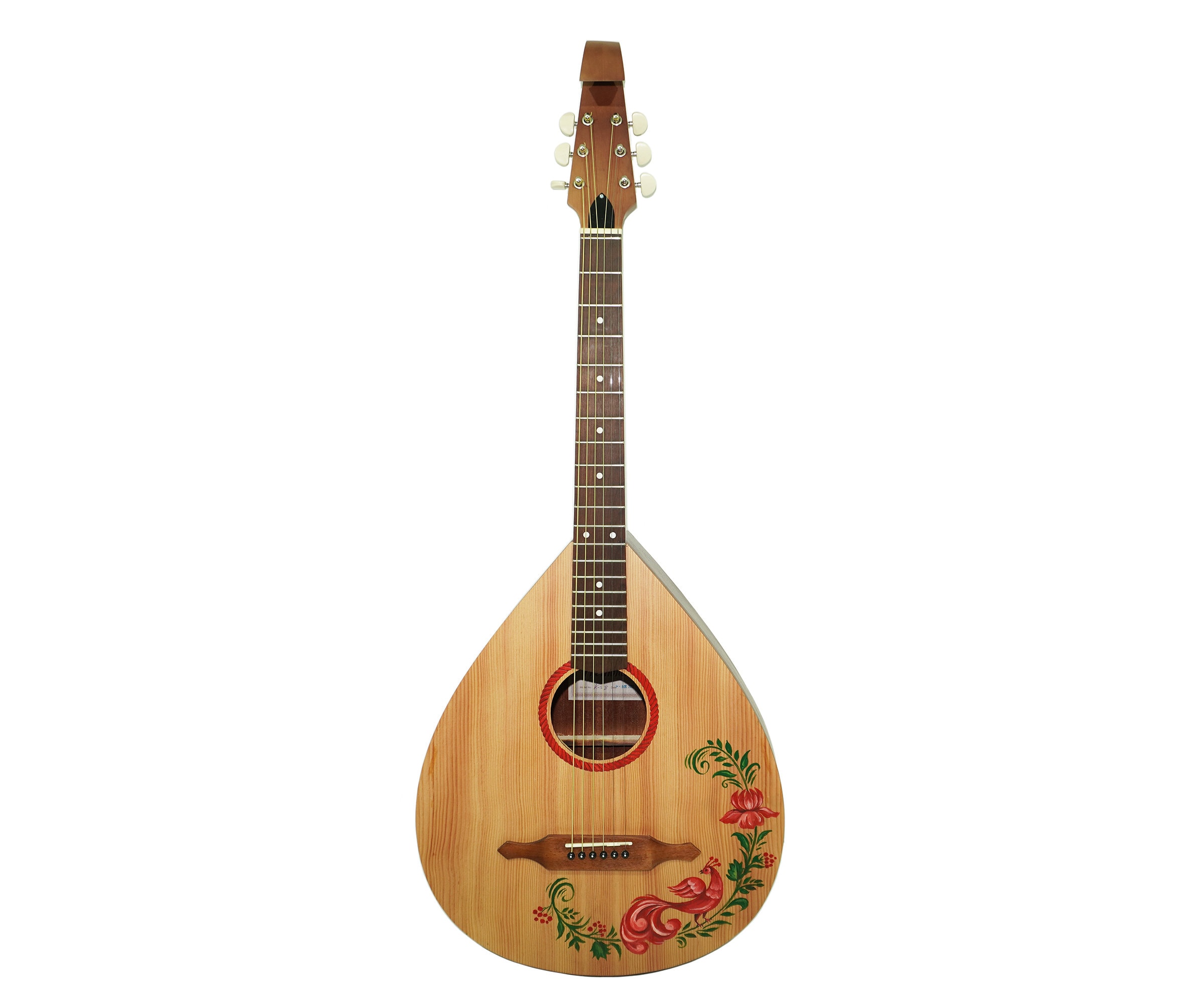 Handmade Folk Ukrainian Classical Acoustic Guitar Lute 6