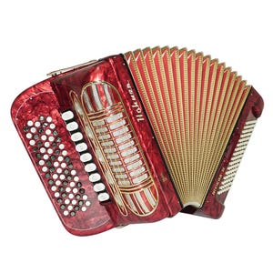 Hohner Riviera III 5 Row Lightweight Button Accordion 96 Bass Made