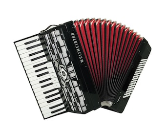 Vermona Cantora Made in Germany 96 Bass Piano Accordion, New