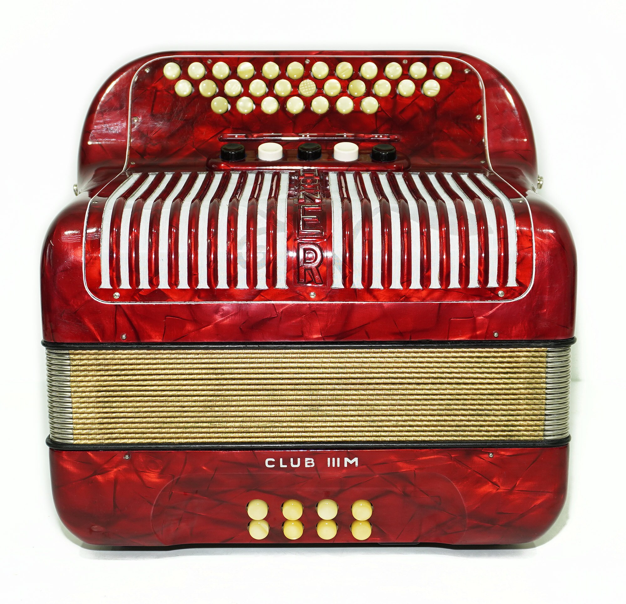 HOHNER  CLUB ⅢB R アコーディオン HOHNER CLUB ⅢB R アコーディオン（Hohner Club III B R