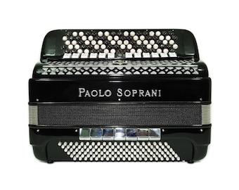 Paolo Soprani 5 Rows Button Accordion 120 Bass Made in Italy, C