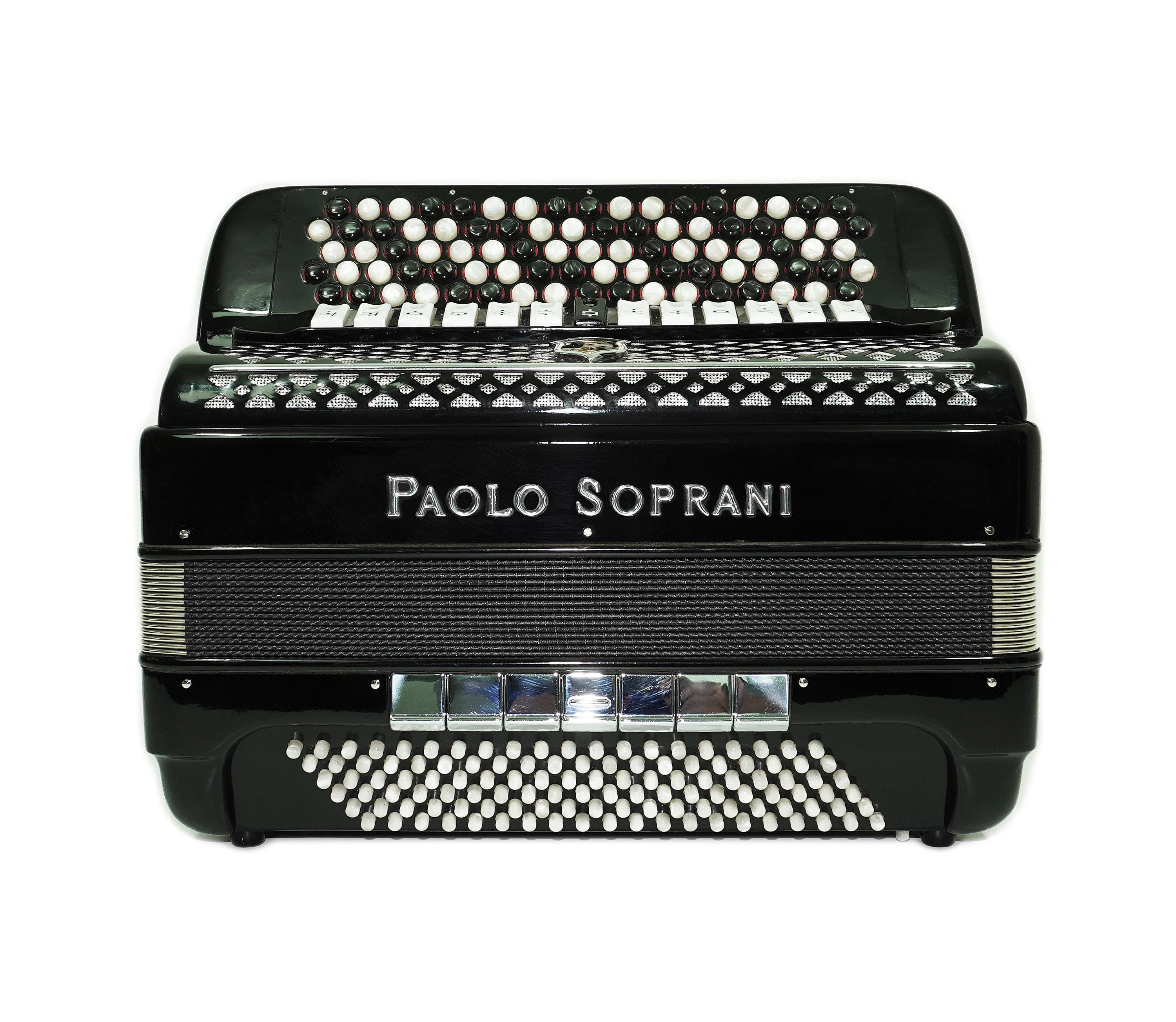 Paolo Soprani 5 Rows Button Accordion 120 Bass Made in Italy, C