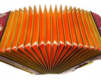 Hohner Norma III Deluxe Diatonic Button Accordion Garmon German