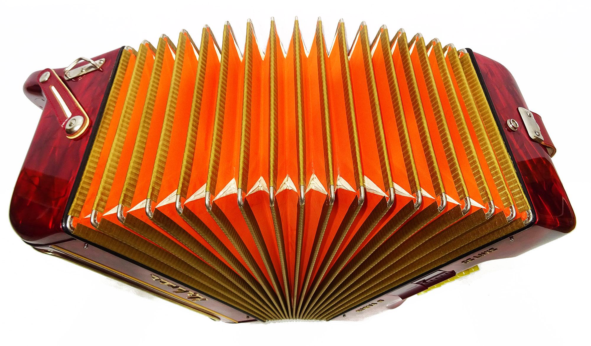 Hohner Norma III Deluxe Diatonic Button Accordion Garmon German