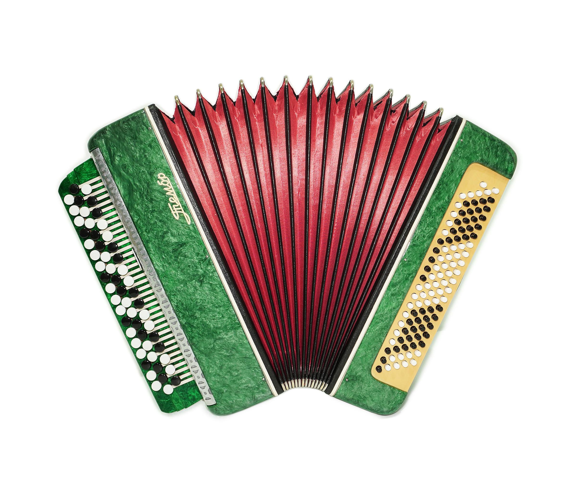 アコーディオン ヴィンテージ ロシア式ボタンアコーディオン バヤン