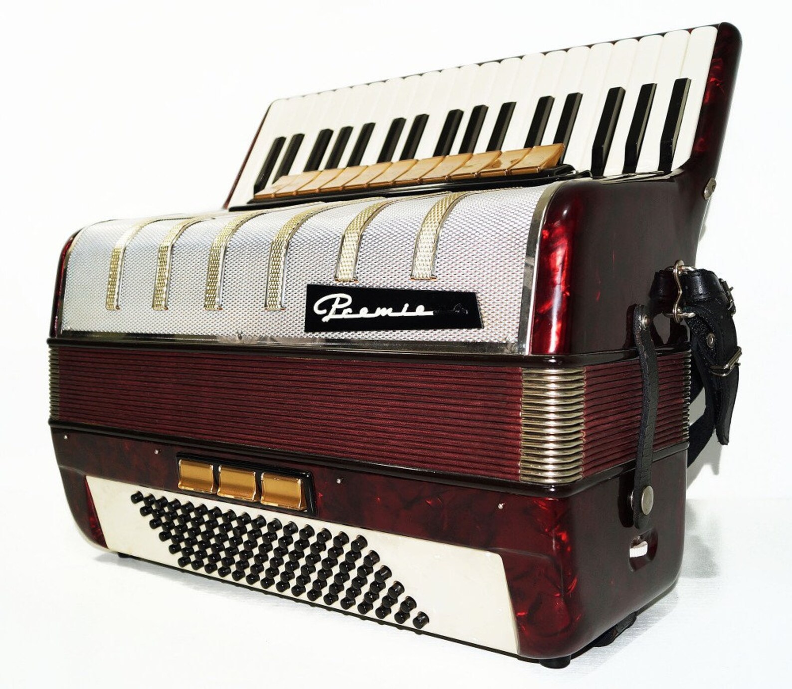 Original German Piano Accordion Premiera 96 Bass 14 Etsy