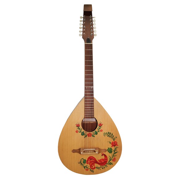 Handmade Acoustic 12 String Lute Folk Guitar Kobza Vihuela Etsy