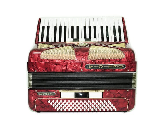Vintage Lignatone Delicia Accord VII Piano Accordion 80 Bass, Made