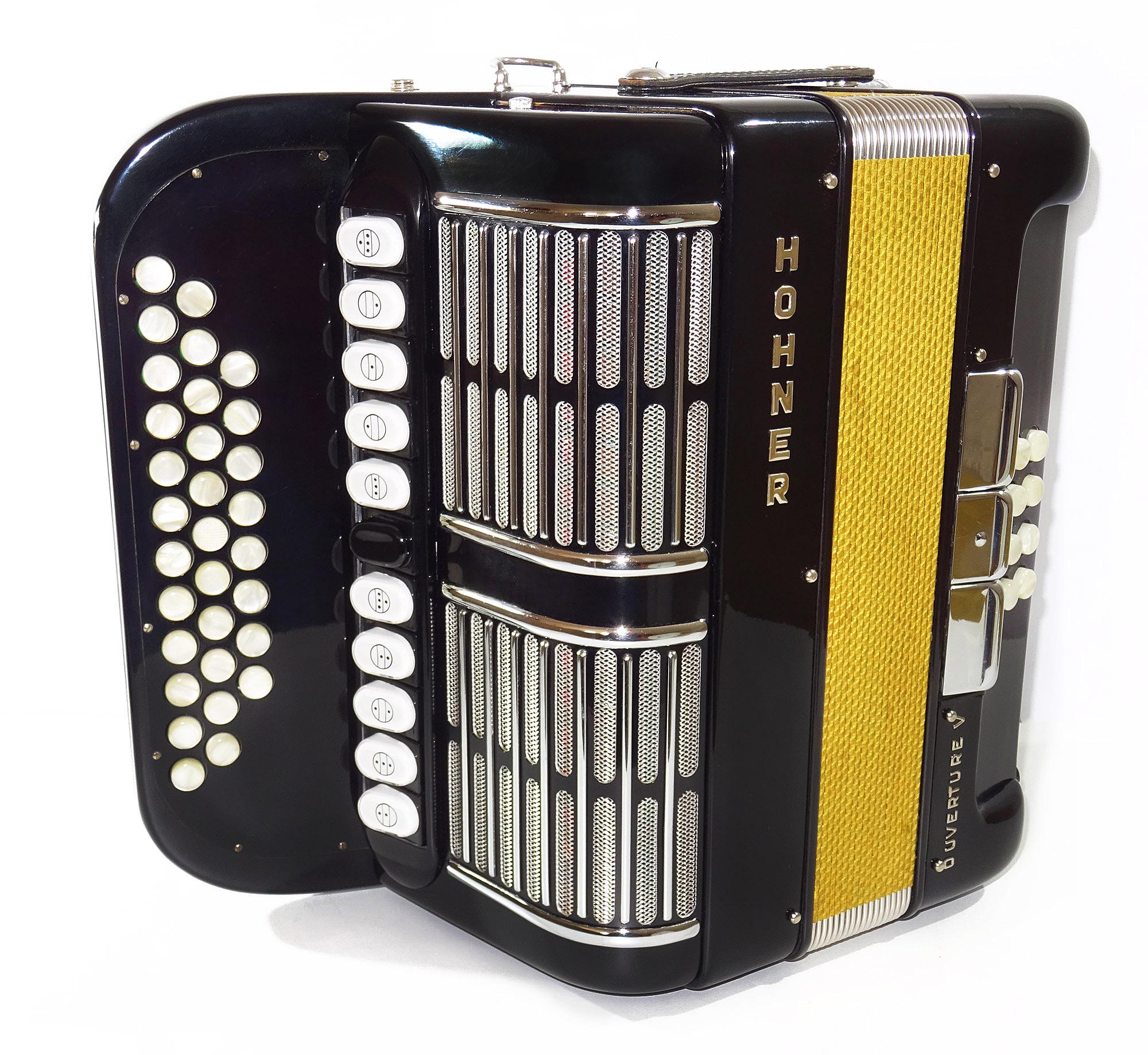 Hohner ボタンアコーディオン Ouverture V ダイアトニック、オリジナル