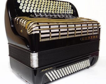 Hohner Atlanta 145 Akkordeon 5列ボタンアコーディオン Cグリフ