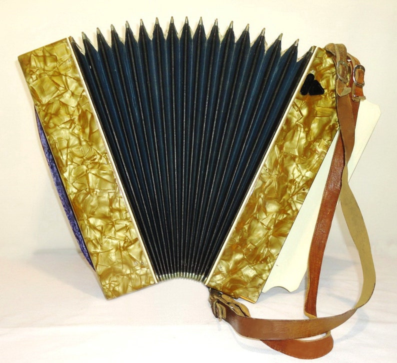 German Button Accordion Instrument 100 Bass 552 Etsy