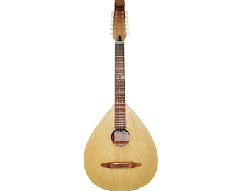 Laute Gitarre Acoustic 12 Saiten Gitarre Kobza Vihuela hergestellt in der Ukraine Naturholz Handgefertigte Folk Musikinstrument Sehr schöner Klang