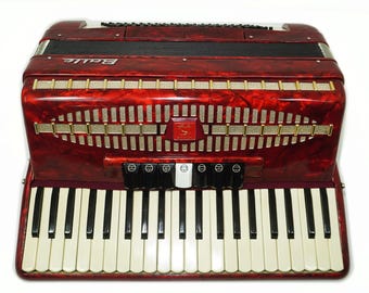 ピアノアコーディオン Baile 120 Bass、中国製、大人用キーボード