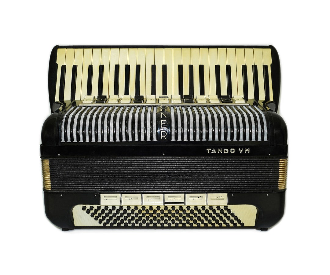 MADEIN GERMANY HOHNER VERD アコーディオン 37鍵 黒 ホーナー