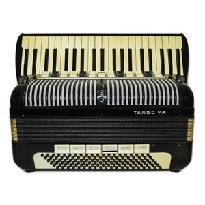 Hohner Tango VM Accordian made in Germany Original Piano Accordion, incl. New Straps Soft Case, Quality Concert Accordion Amazing Rich Sound