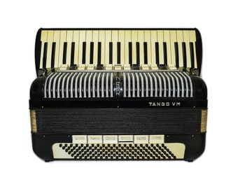 Hohner Tango VM Accordian made in Germany Original Piano Accordion, incl. New Straps Soft Case, Quality Concert Accordion Amazing Rich Sound